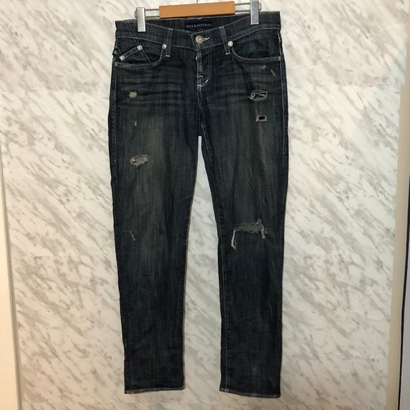 Rock & Republic Distressed Relaxed Fit Jeans - Picture 1 of 6